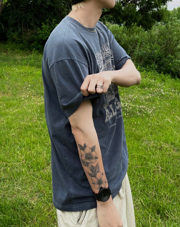 Aligan Pigment Half T-Shirt